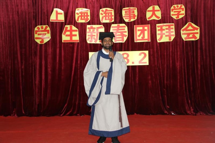 校留學生代表表演精彩節目