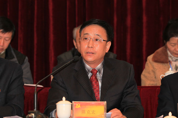 市教衛工作黨委書記陳克宏講話