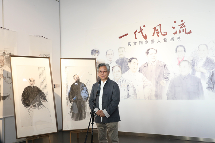 著名書畫家奚文淵