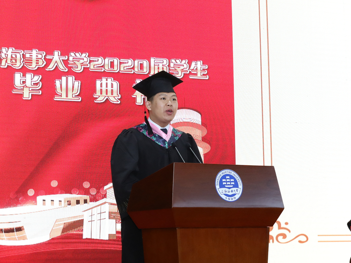 畢業生代表👋🏼、交通運輸學院國航162班斯航發言